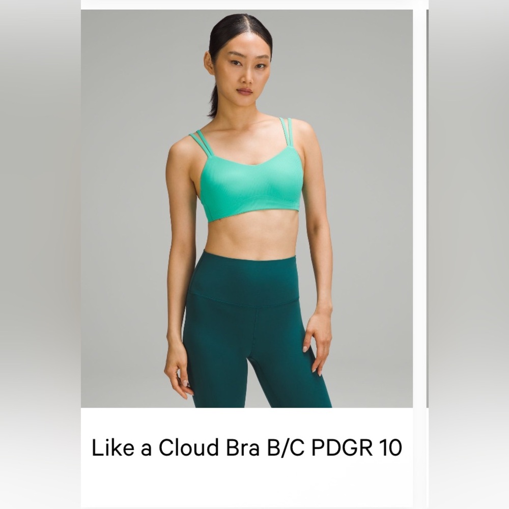 Lululemon Like a Cloud Bra in Paradise Green